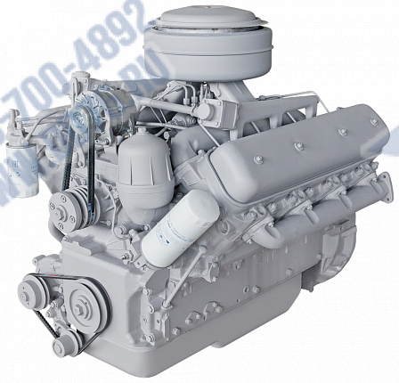 Картинка для Двигатель ЯМЗ 236М2 с КП и сцеплением 40 комплектации