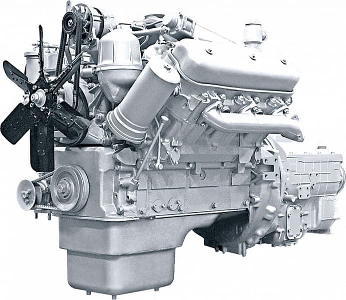 236М2-1000016 Двигатель ЯМЗ 236М2 с КП основной комплектации